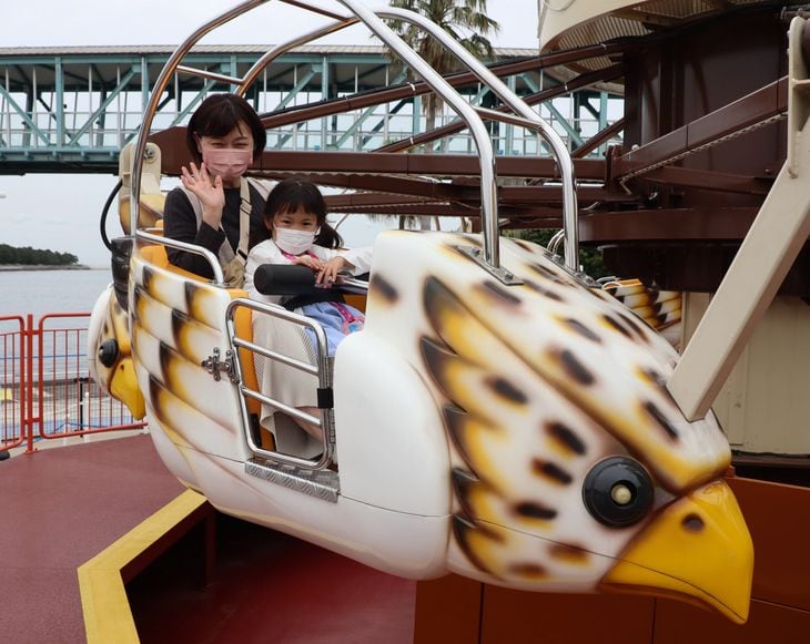 「ミニイーグル」は八景島シーパラダイスで「フライトイーグル」になった(撮影・梶川浩伸)