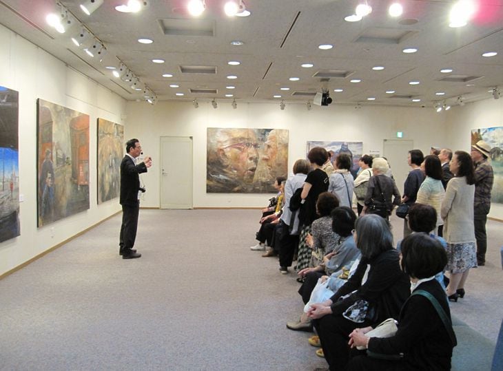 サクラアートミュージアムで開かれた展覧会の様子