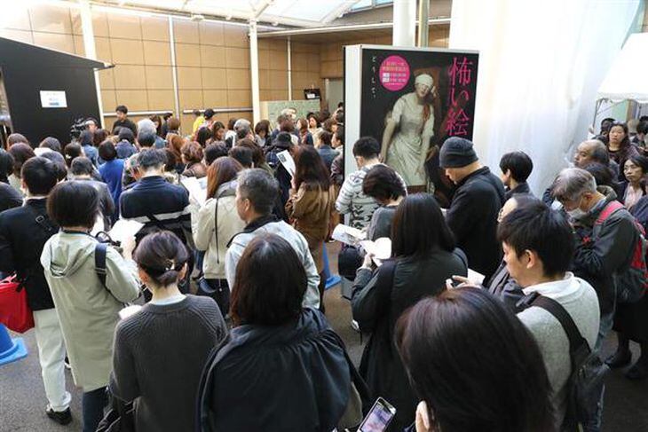 来場者が18万人を超えた「怖い絵」展=東京都台東区の上野の森美術館(飯田英男撮影)
