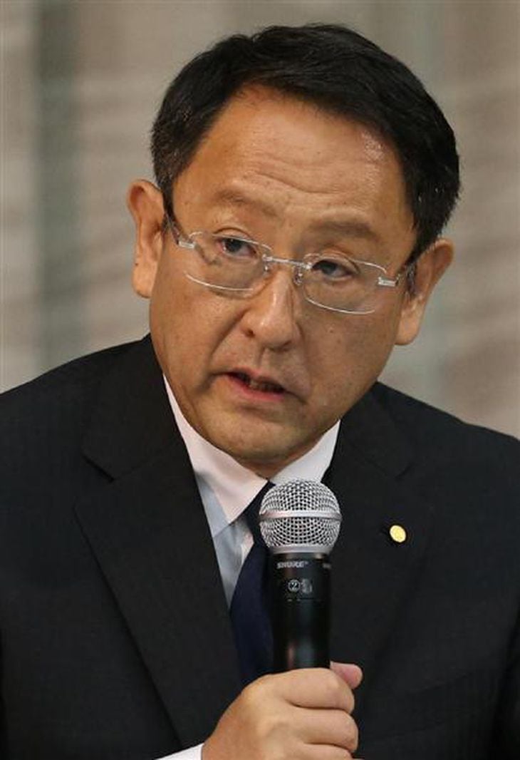 豊田章男社長(古厩正樹撮影)