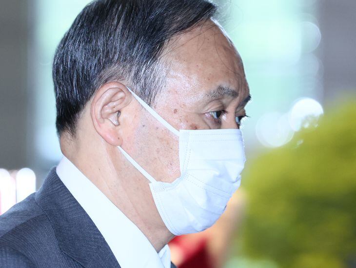 菅義偉首相(春名中撮影)